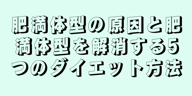 肥満体型の原因と肥満体型を解消する5つのダイエット方法