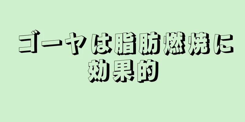 ゴーヤは脂肪燃焼に効果的