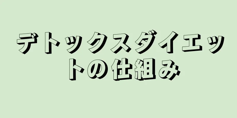 デトックスダイエットの仕組み