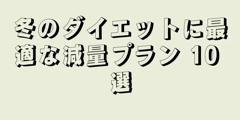 冬のダイエットに最適な減量プラン 10 選