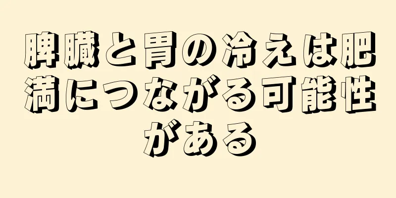 脾臓と胃の冷えは肥満につながる可能性がある