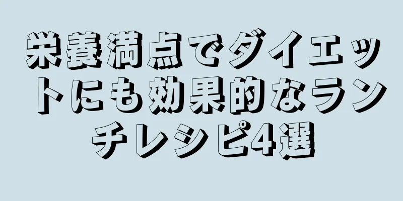 栄養満点でダイエットにも効果的なランチレシピ4選