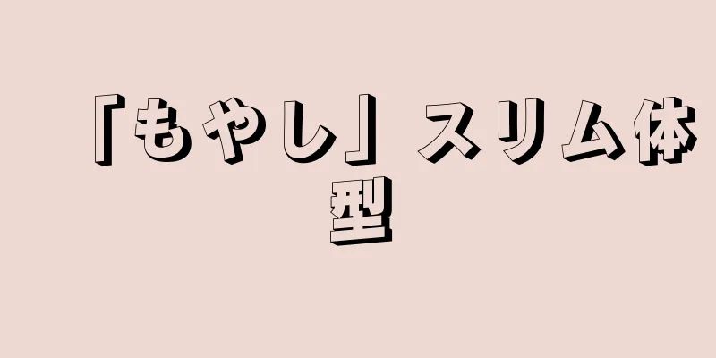 「もやし」スリム体型