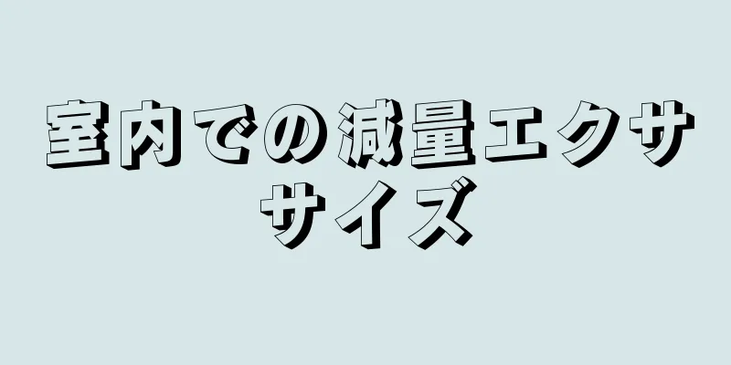 室内での減量エクササイズ