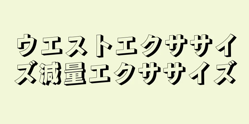 ウエストエクササイズ減量エクササイズ