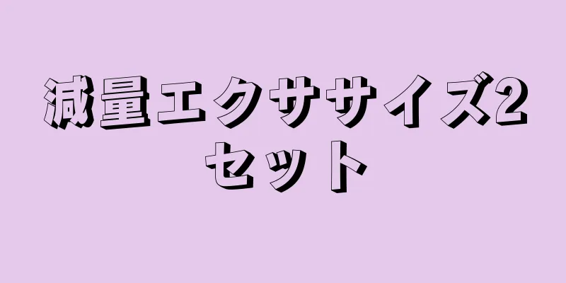 減量エクササイズ2セット