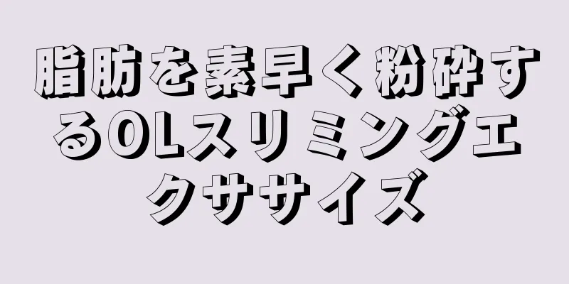 脂肪を素早く粉砕するOLスリミングエクササイズ