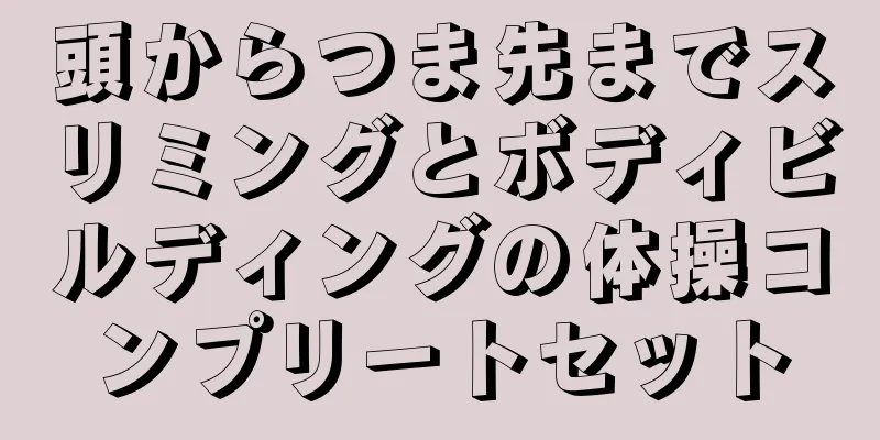 頭からつま先までスリミングとボディビルディングの体操コンプリートセット