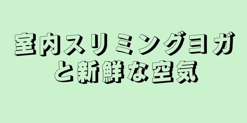 室内スリミングヨガと新鮮な空気