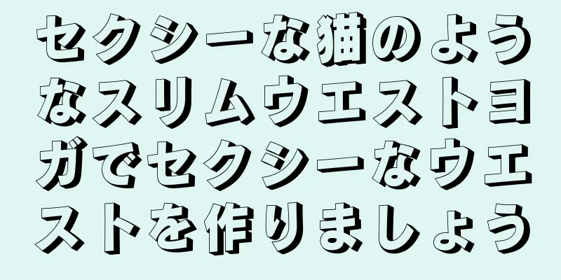 セクシーな猫のようなスリムウエストヨガでセクシーなウエストを作りましょう