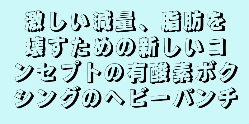 激しい減量、脂肪を壊すための新しいコンセプトの有酸素ボクシングのヘビーパンチ