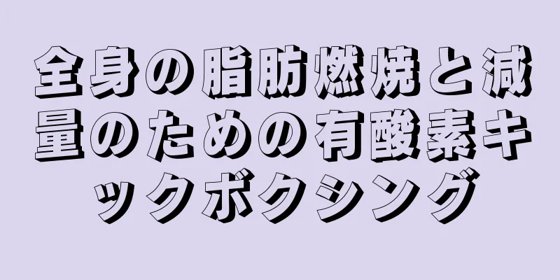 全身の脂肪燃焼と減量のための有酸素キックボクシング