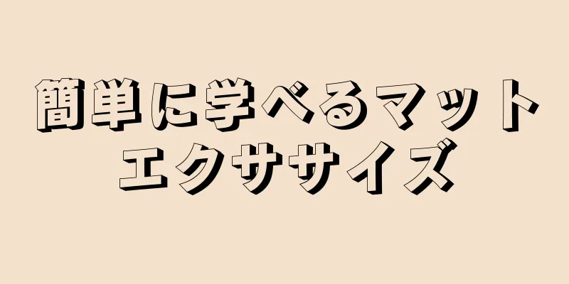 簡単に学べるマットエクササイズ