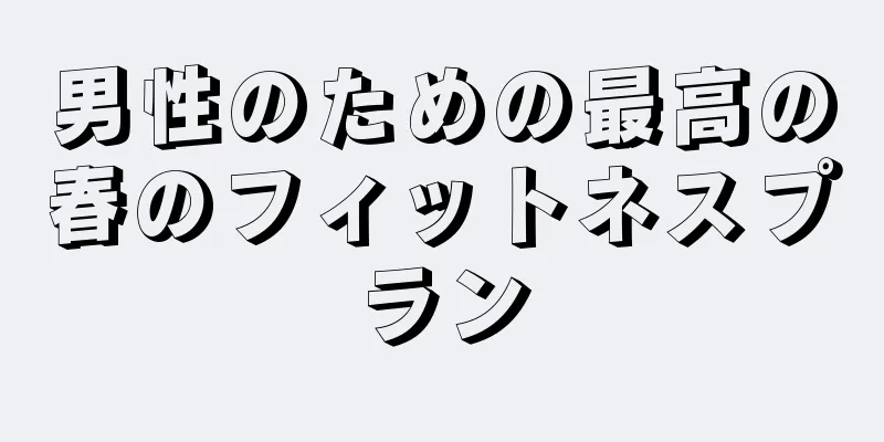 男性のための最高の春のフィットネスプラン