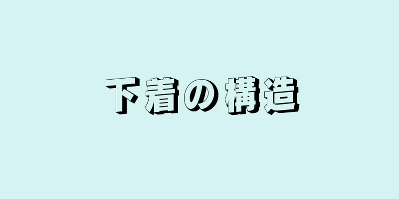 下着の構造